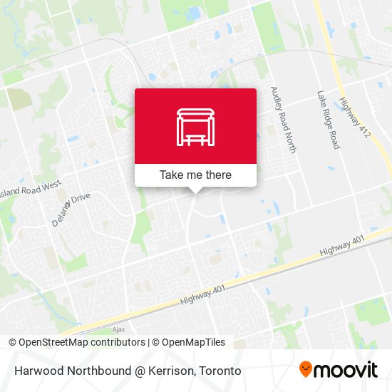Harwood Northbound @ Kerrison plan