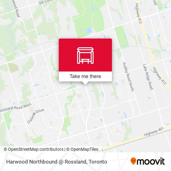 Harwood Northbound @ Rossland plan