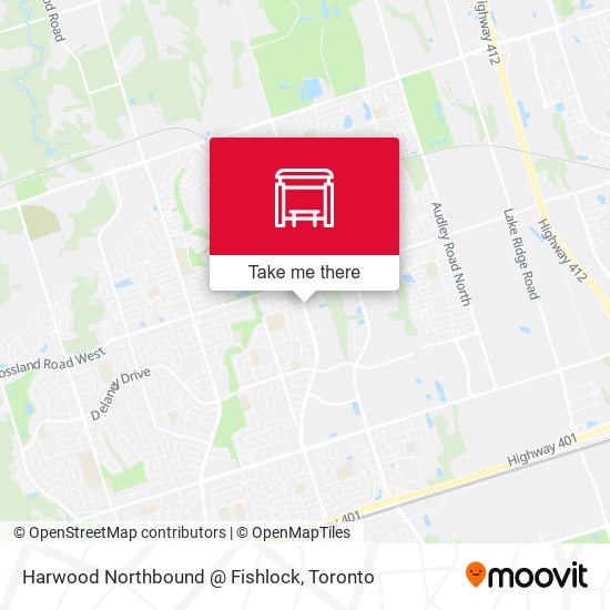 Harwood Northbound @ Fishlock plan