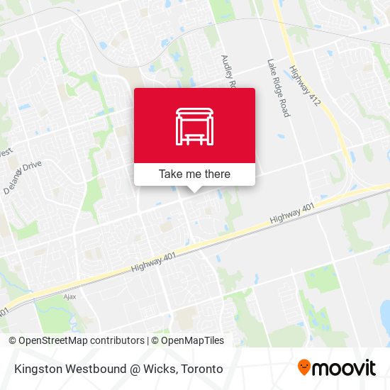 Kingston Westbound @ Wicks plan
