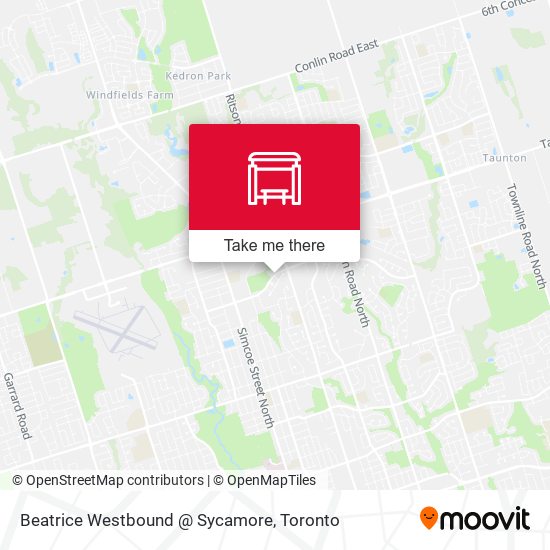 Beatrice Westbound @ Sycamore plan