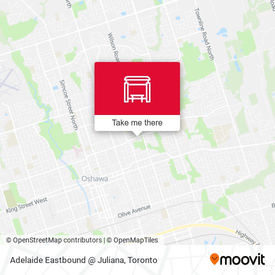 Adelaide Eastbound @ Juliana map