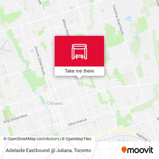 Adelaide Eastbound @ Juliana map
