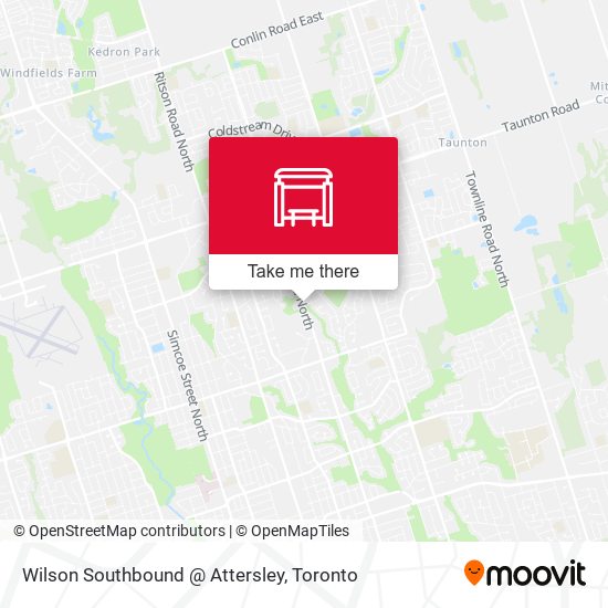 Wilson Southbound @ Attersley map