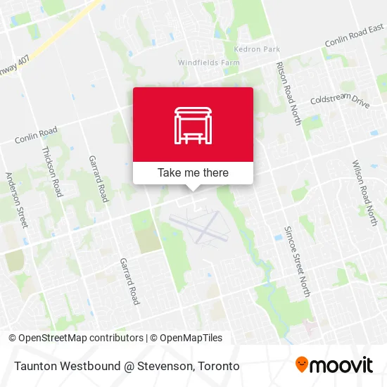 Taunton Westbound @ Stevenson map
