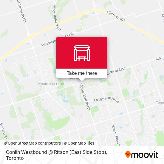 Conlin Westbound @ Ritson (East Side Stop) map