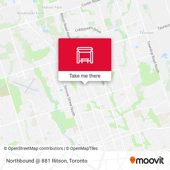 Northbound @ 881 Ritson map
