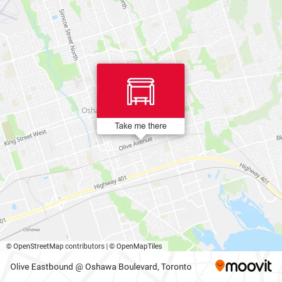 Olive Eastbound @ Oshawa Boulevard map