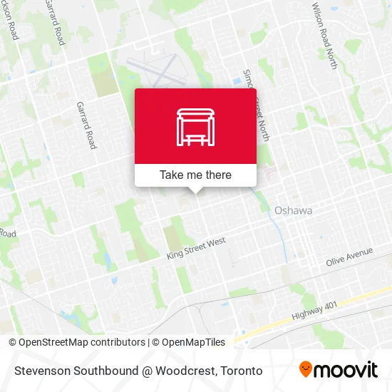 Stevenson Southbound @ Woodcrest map