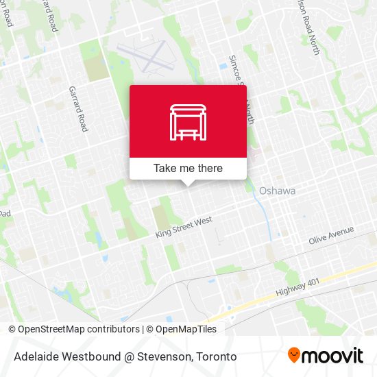Adelaide Westbound @ Stevenson plan