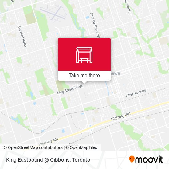King Eastbound @ Gibbons plan