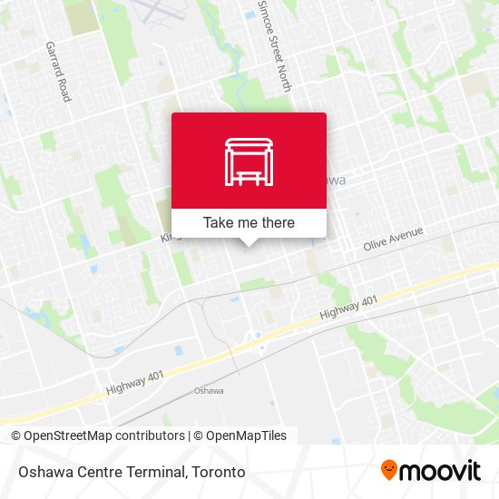 Oshawa Centre Terminal map