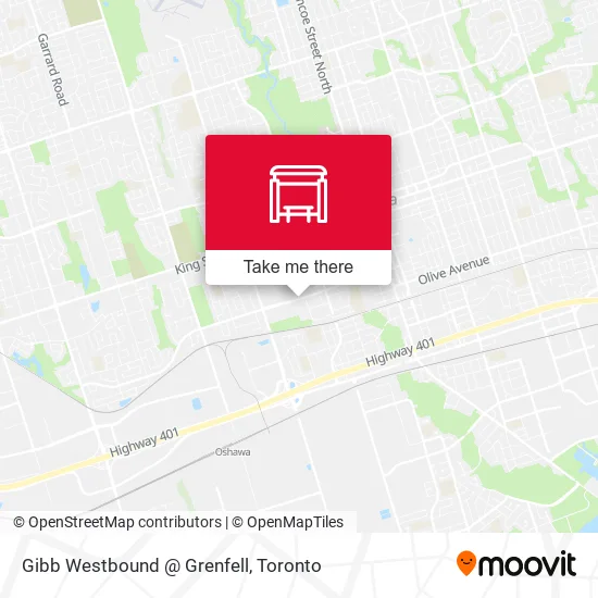 Gibb Westbound @ Grenfell map