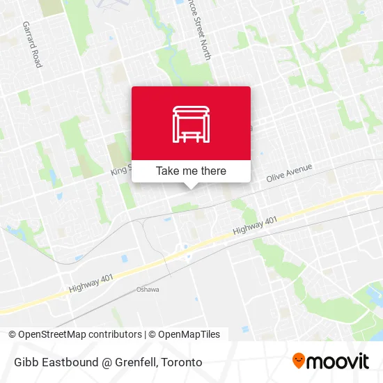 Gibb Eastbound @ Grenfell map