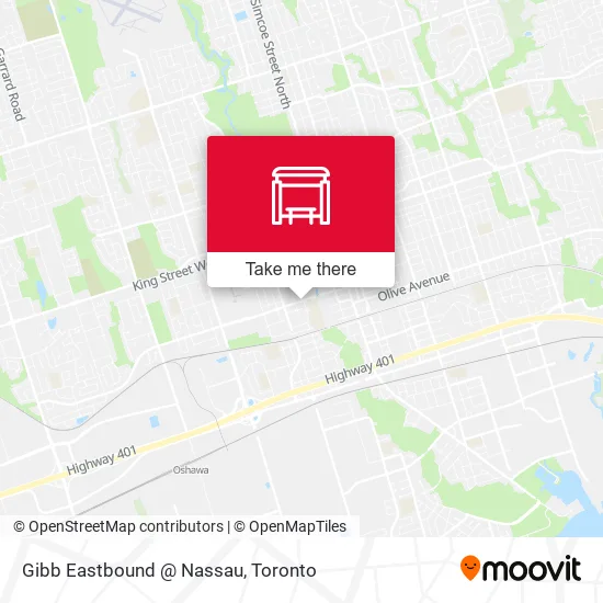Gibb Eastbound @ Nassau map