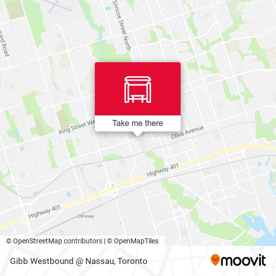 Gibb Westbound @ Nassau map