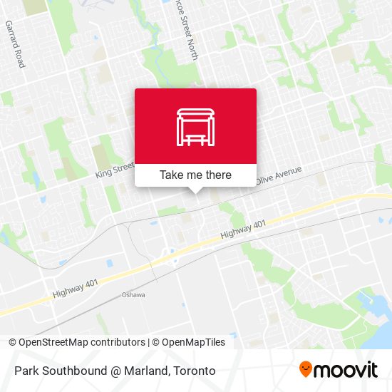 Park Southbound @ Marland map