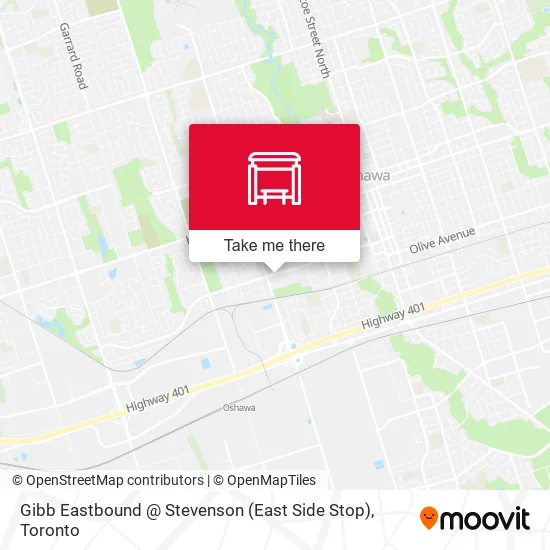 Gibb Eastbound @ Stevenson (East Side Stop) map