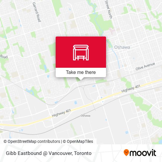 Gibb Eastbound @ Vancouver map