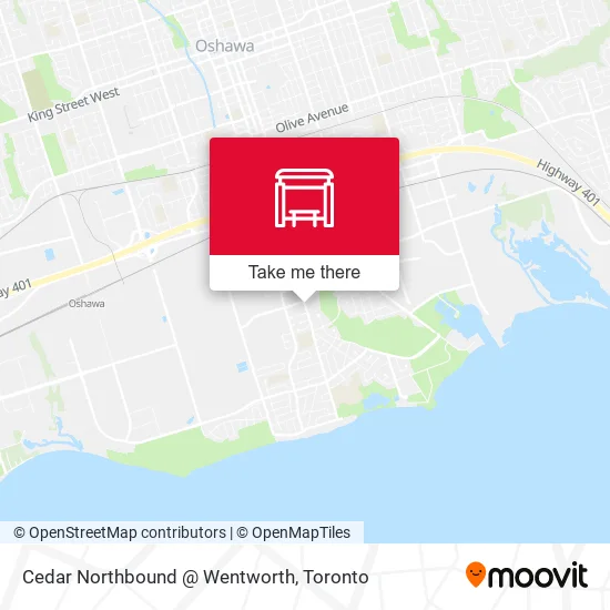 Cedar Northbound @ Wentworth plan