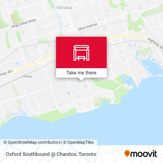 Oxford Southbound @ Chandos map
