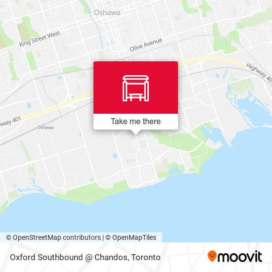 Oxford Southbound @ Chandos map