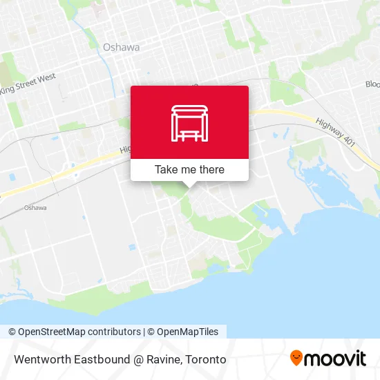 Wentworth Eastbound @ Ravine plan