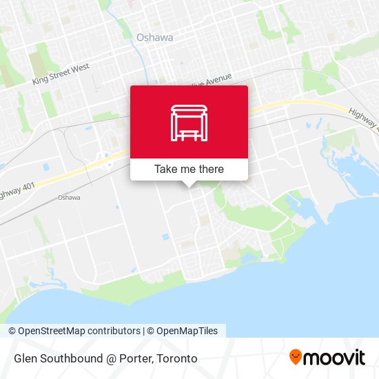 Glen Southbound @ Porter map