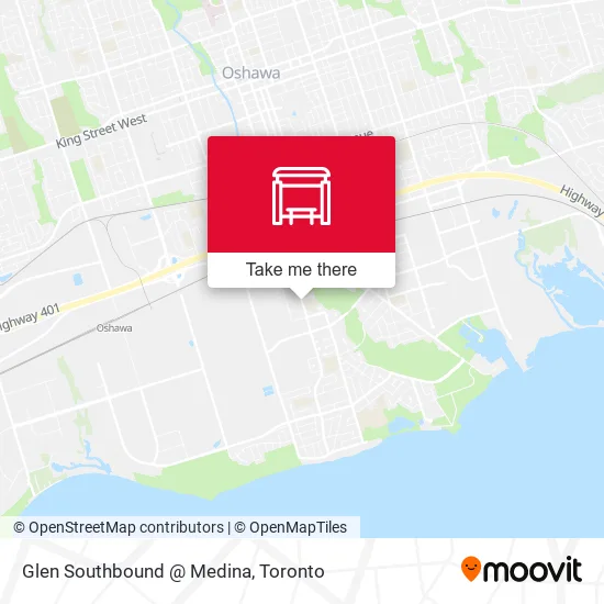 Glen Southbound @ Medina map