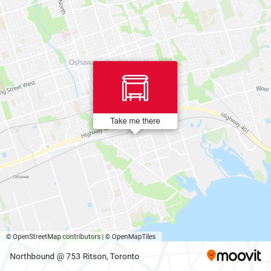 Northbound @ 753 Ritson map