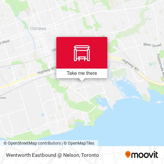 Wentworth Eastbound @ Nelson map