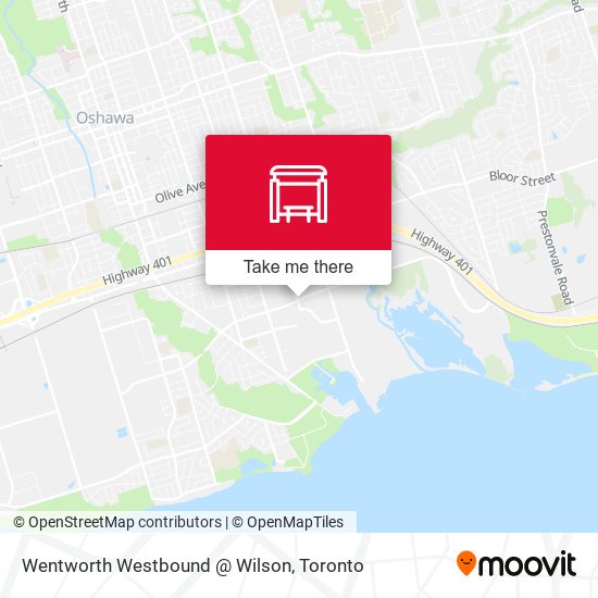 Wentworth Westbound @ Wilson map