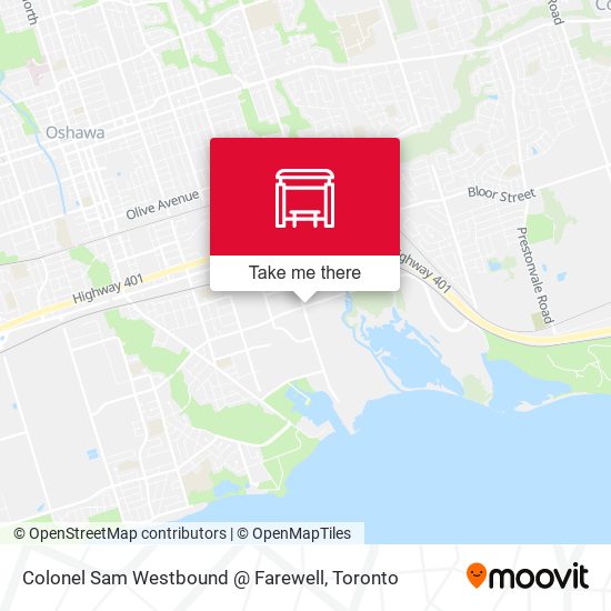 Colonel Sam Westbound @ Farewell map