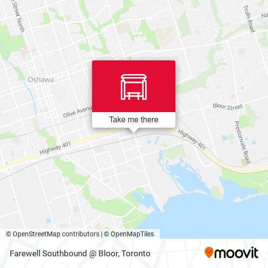 Farewell Southbound @ Bloor map