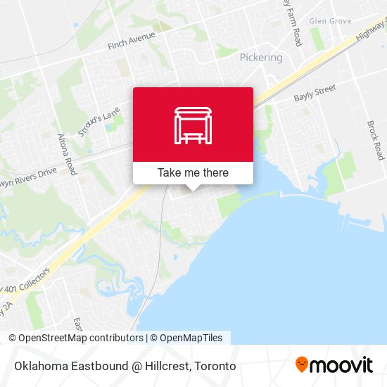 Oklahoma Eastbound @ Hillcrest plan
