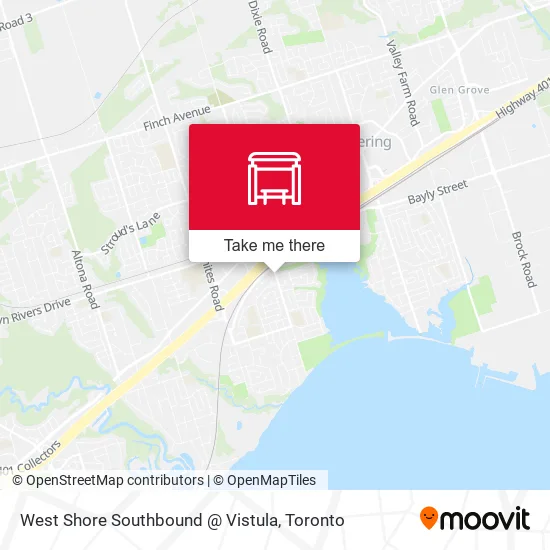 West Shore Southbound @ Vistula plan
