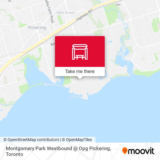 Montgomery Park Westbound @ Opg Pickering map