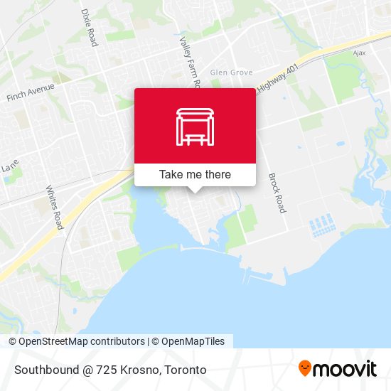Southbound @ 725 Krosno map