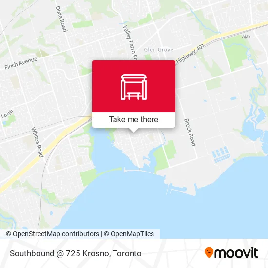 Southbound @ 725 Krosno map