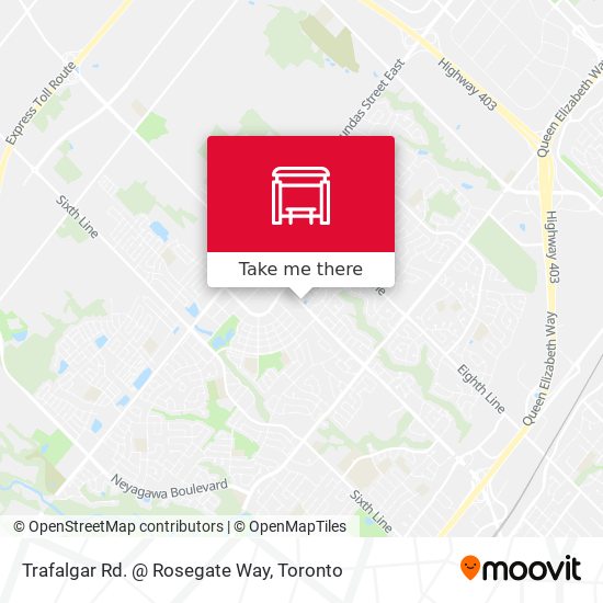 Trafalgar Rd. @ Rosegate Way map