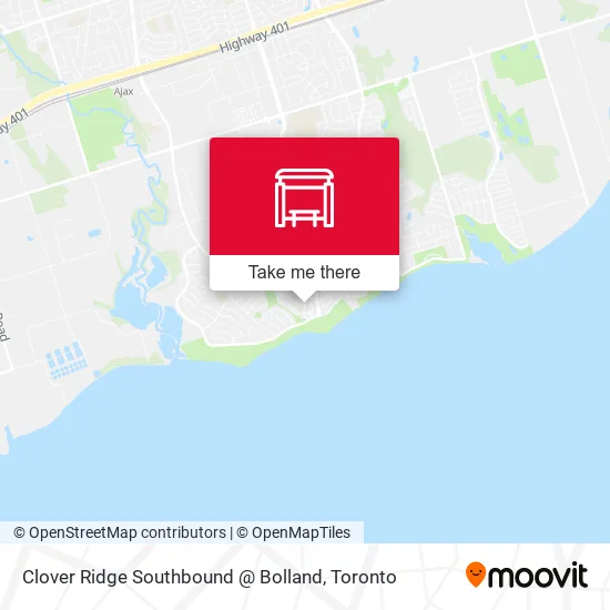Clover Ridge Southbound @ Bolland map