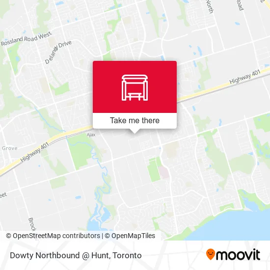 Dowty Northbound @ Hunt plan