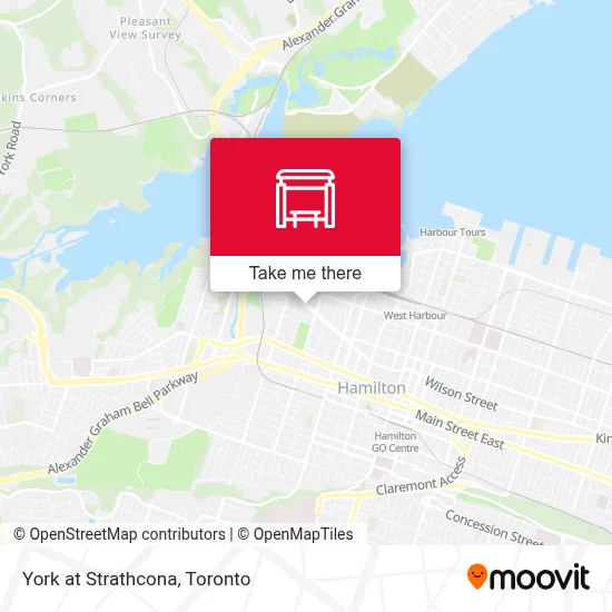 York at Strathcona map