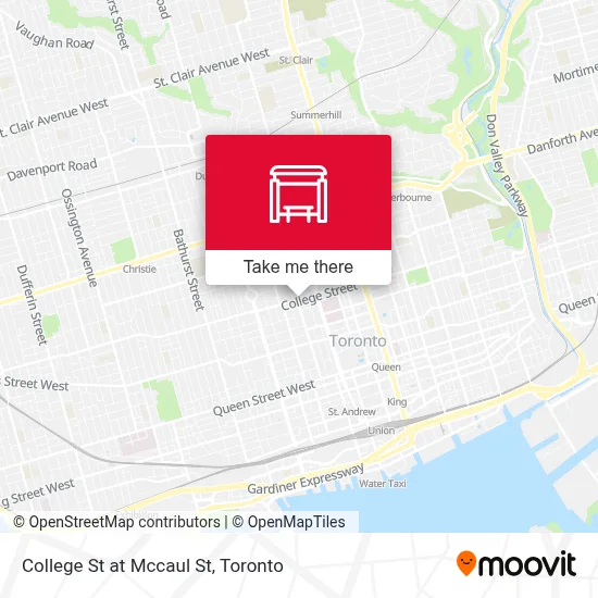 College St at Mccaul St map