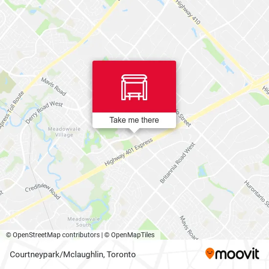 Courtneypark/Mclaughlin map