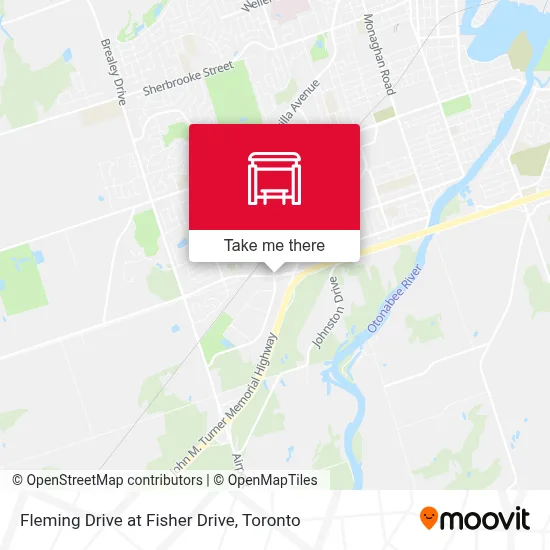 Fleming Drive at Fisher Drive map