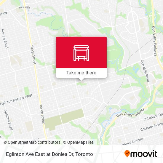 Eglinton Ave East at Donlea Dr plan
