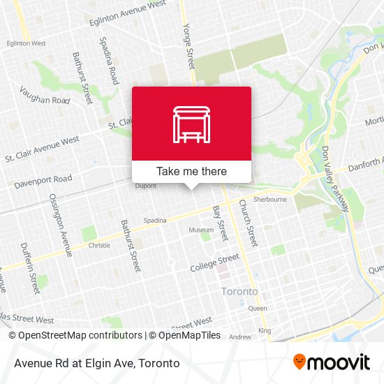 Avenue Rd at Elgin Ave plan