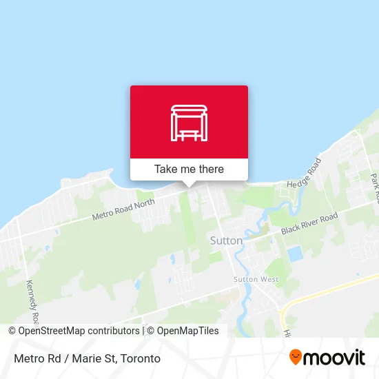 Metro Rd / Marie St map