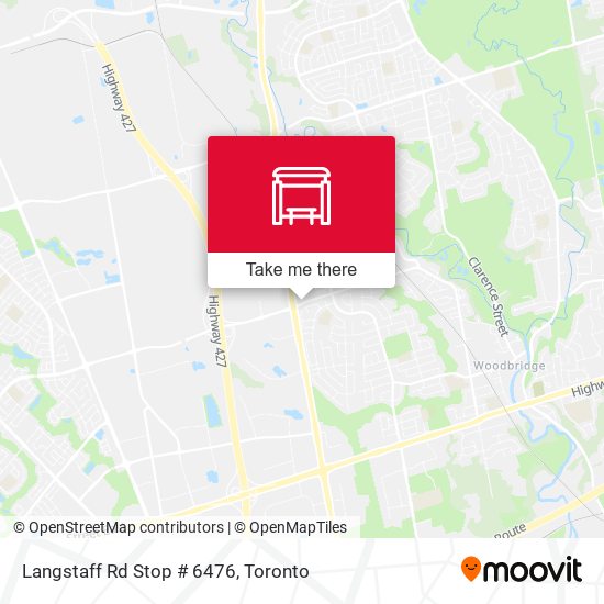 Langstaff Rd Stop # 6476 map